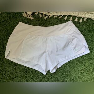 Nike White Dri-Fit Athletic Shorts